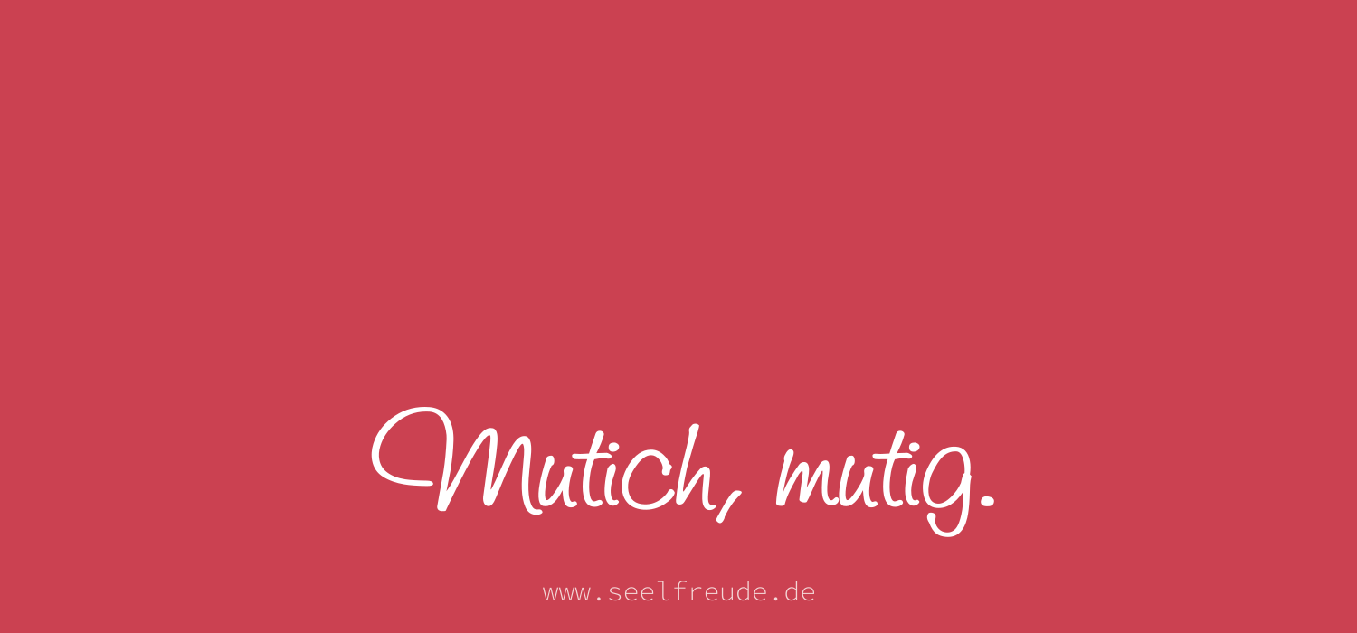 Read more about the article Mutig. Punkt.